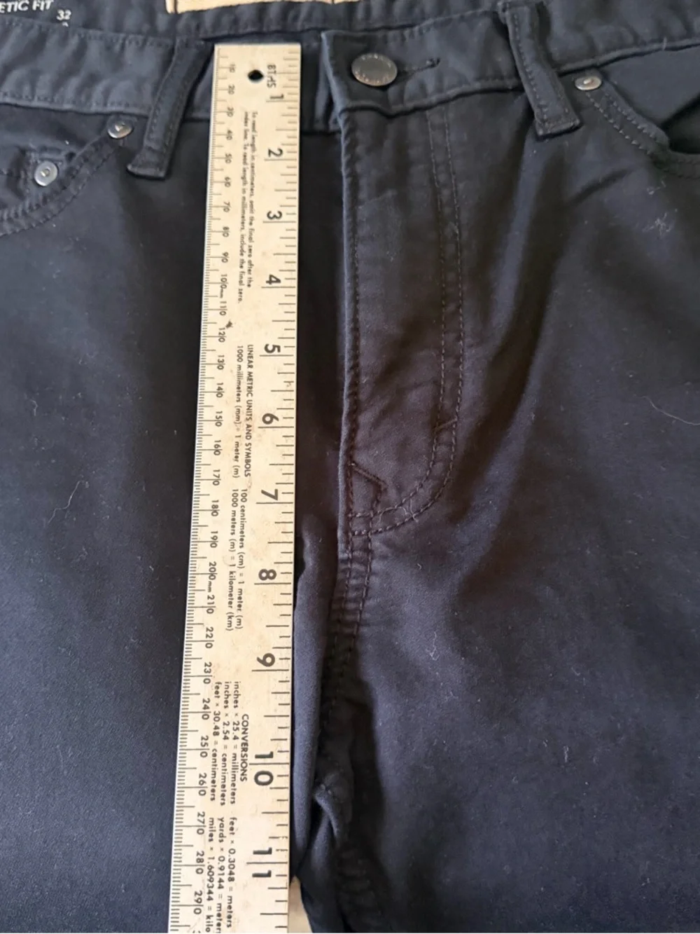 Banana Republic Men's Black Travel Jean - Athletic Fit
